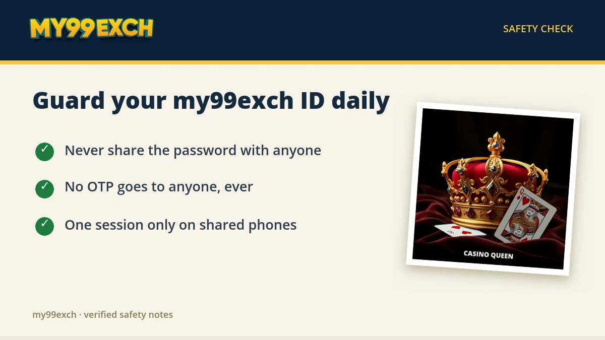 my99exch id protection checklist with password and session rules