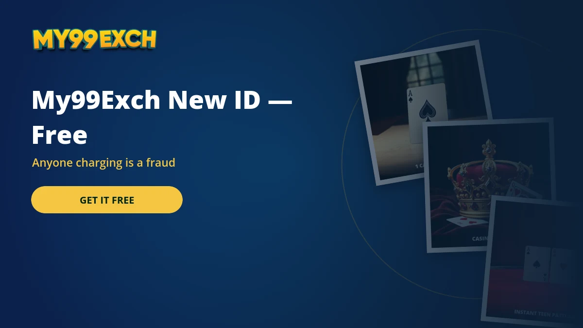 Free My99Exch new id banner with judgement and casino game tiles